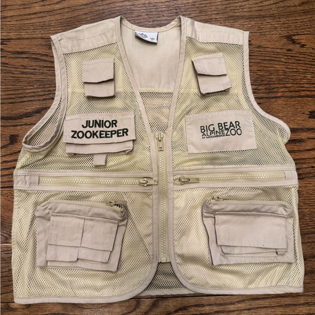 Big Bear Alpine Zoo Junior Zookeeper Vest  Kids Size L  Safari Explorer